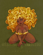 Load image into Gallery viewer, Witch's Butter Mushroom Pinup 8x10 Art Print
