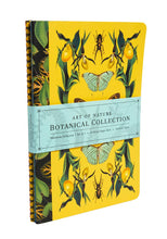 Load image into Gallery viewer, Art of Nature: Botanical Sewn Notebook Collection (Set of 3)
