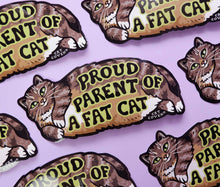Load image into Gallery viewer, Fat Cat - Bumper Sticker
