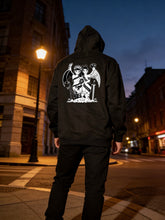 Load image into Gallery viewer, The Cosmic Exchange Mural by Nico Salazar Unisex Zip up Hoodie
