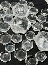 Load image into Gallery viewer, Clear Quartz Hexagon Star of David Faceted Crystals
