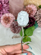 Load image into Gallery viewer, Crystal Roses with Metal Stems🌹

