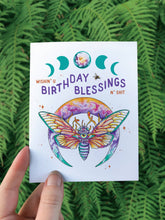 Load image into Gallery viewer, Cicada Wish - Birthday Card - Witchy Shit
