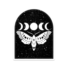 Load image into Gallery viewer, Moth Moon Phase Sticker 3&quot;
