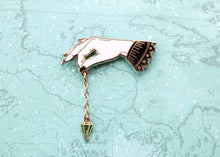 Load image into Gallery viewer, PENDULUM HAND DIVINATION PIN

