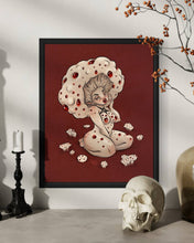 Load image into Gallery viewer, Devil's Tooth Mushroom Pinup 8x10 Art Print
