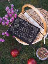 Load image into Gallery viewer, Linen Hardcover Tarot Workbook: Gold Foil Embossed Journal - Cosmic Valeria
