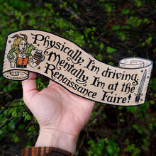 Load image into Gallery viewer, Renaissance Faire - Bumper Sticker
