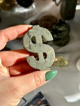 Load image into Gallery viewer, Pyrite Dollar Signs $$$
