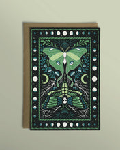 Load image into Gallery viewer, As above so below Moths Greeting Card
