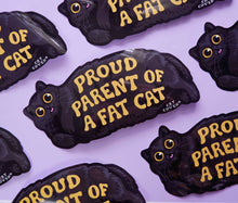 Load image into Gallery viewer, Fat Cat - Bumper Sticker
