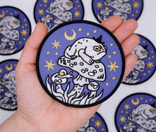 Load image into Gallery viewer, Grumpy Toad Witch - Embroidered Patch
