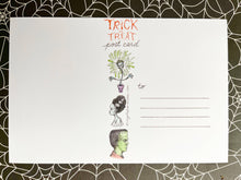 Load image into Gallery viewer, Misfit Gang Halloween postcard 4x6”
