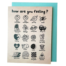 Load image into Gallery viewer, Greeting Card - Feelings Chart
