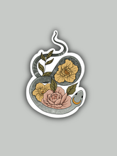 Load image into Gallery viewer, Floral Snake Sticker
