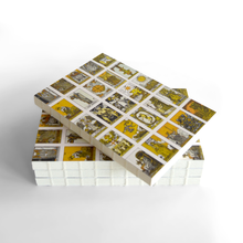 Load image into Gallery viewer, Vintage Tarot Card Exposed Coptic Binding Notebook Journal
