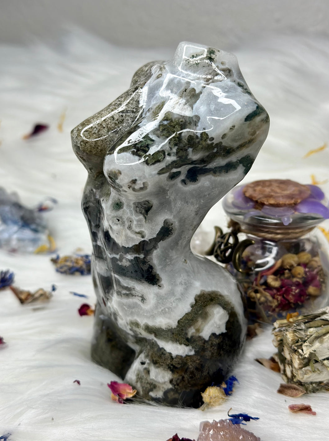 Crystal Carved Goddess Body - Jumbo