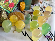Load image into Gallery viewer, Candy Fluorite Rainbow Mushrooms
