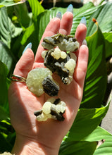 Load image into Gallery viewer, Prehnite &amp; Epidote clusters
