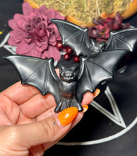 Load image into Gallery viewer, Obsidian Bat with Stand
