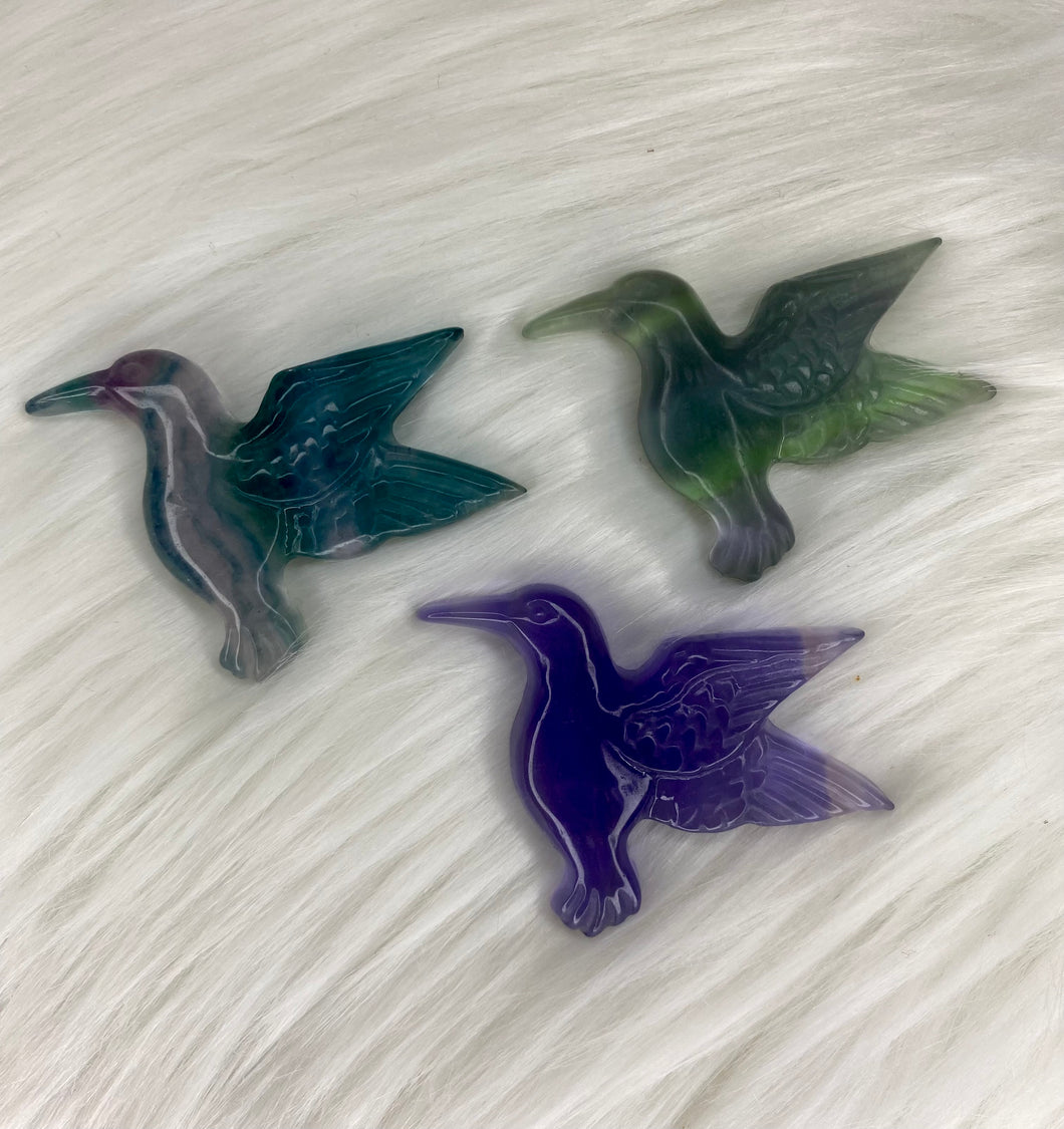 Fluorite Hummingbird (Flat back)