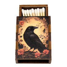 Load image into Gallery viewer, Wooden Matchbox • Raven
