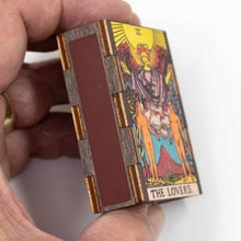 Load image into Gallery viewer, Wooden Matchbox • The Lovers
