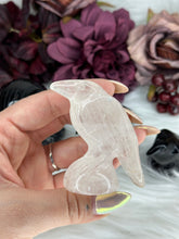 Load image into Gallery viewer, Clear Quartz Carved Crow / Raven

