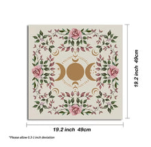 Load image into Gallery viewer, Altar Cloth - Triple Moon Roses
