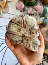 Load image into Gallery viewer, Crazy Lace Agate Druzy Skull Jumbo
