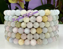 Load image into Gallery viewer, 6mm Morganite Bracelet
