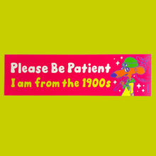 Load image into Gallery viewer, Bumper Sticker - Please Be Patient Slowpoke
