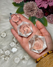 Load image into Gallery viewer, Clear Quartz Hexagon Star of David Faceted Crystals
