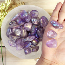 Load image into Gallery viewer, Angel Aura Amethyst Tumbles
