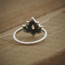 Load image into Gallery viewer, Ethiopian Opal Sterling Silver Lotus Rings
