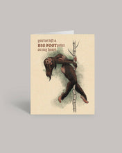 Load image into Gallery viewer, Sasquatch Big Footprint On My Heart Greeting Card
