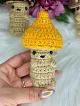 Load image into Gallery viewer, Crocheted Pop-Up Mushroom Baby
