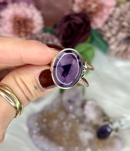 Load image into Gallery viewer, Amethyst Star Sterling Silver Rings
