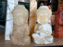 Load image into Gallery viewer, Orange Calcite Buddha Jumbo
