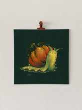 Load image into Gallery viewer, Pumpkin Snail 8x8 Art Print
