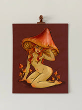Load image into Gallery viewer, Witch's Hat Mushroom Pinup 8x10 Art Print
