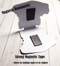 Load image into Gallery viewer, Retro Mushrooms Magnetic Bookmark
