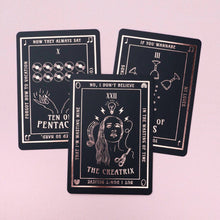 Load image into Gallery viewer, SIRENS OF SONG TAROT DECK (ROSE GOLD)
