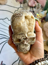 Load image into Gallery viewer, Crazy Lace Agate Druzy Skull Jumbo
