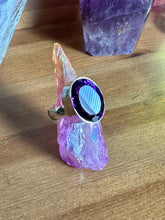 Load image into Gallery viewer, Amethyst Faceted Ring - Sterling Silver
