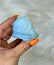 Load image into Gallery viewer, Opalite Storm Trooper Helmet ✨ Star Wars
