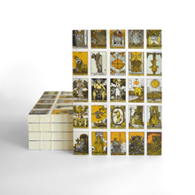 Load image into Gallery viewer, Vintage Tarot Card Exposed Coptic Binding Notebook Journal
