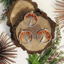 Load image into Gallery viewer, Crystal Chip Tree of Life Pendant Necklace
