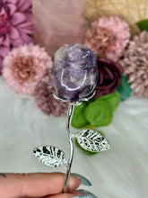 Load image into Gallery viewer, Crystal Roses with Metal Stems🌹

