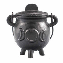 Load image into Gallery viewer, Cast Iron Cauldron with Lid
